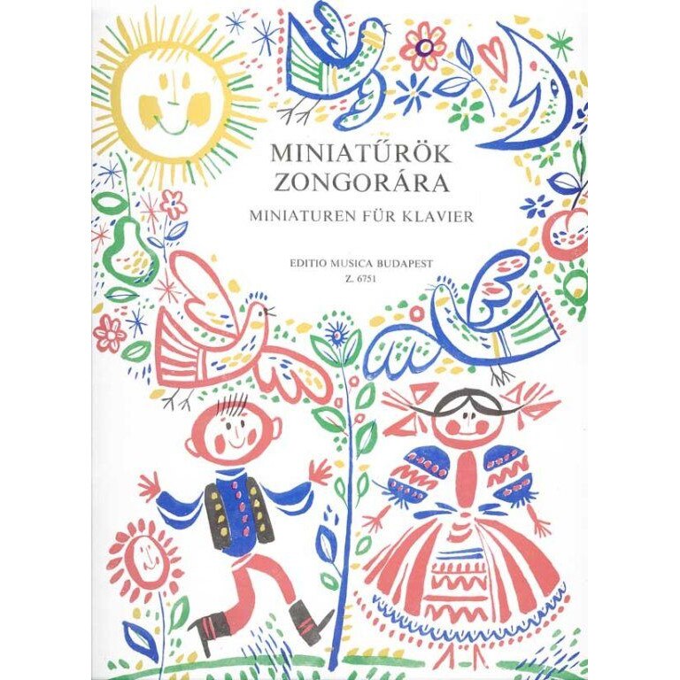 Czövek Erna: PIANO MINIATURES for children