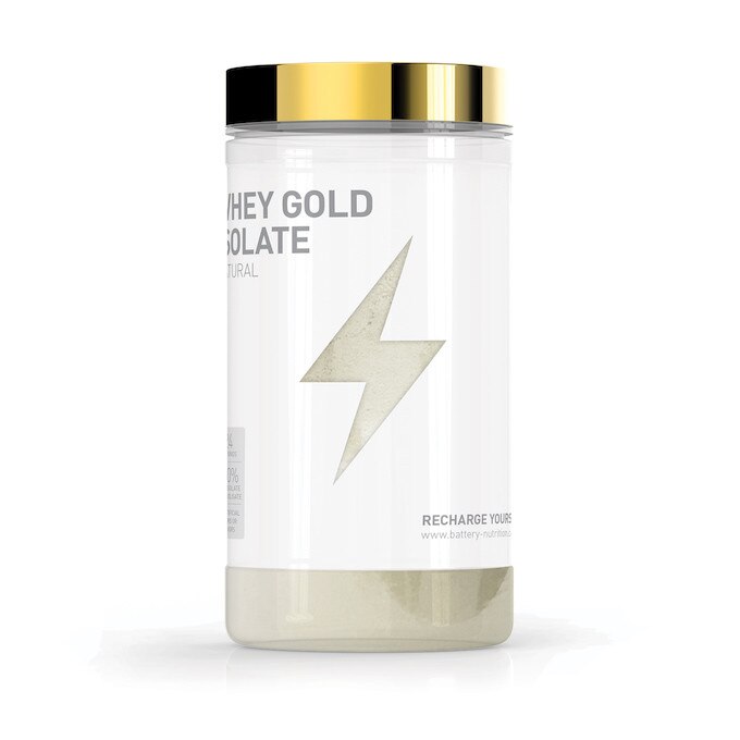 Proteine Battery Nutrition Whey Gold Isolate Natural, 0.600kg