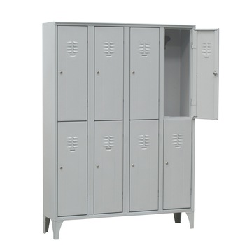 Vestiar metalic cu picioare si 8 usi 116/08S, 1200x500x1800 mm (LxlxH), Italia Vestiar metalic cu picioare si 8 usi 116/08S, 1200x500x1800 mm (LxlxH), Italia