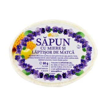 Sapun cu miere si laptisor de matca 80 g Sapun cu miere si laptisor de matca 80 g