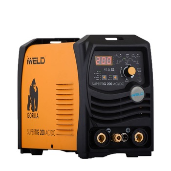 Aparat sudura argon, IWELD SUPERTIG 200 AC DC, otel, inox si aluminiu, 200A, 9kg, pistolet TIG SR26 4m Aparat sudura argon, IWELD SUPERTIG 200 AC DC, otel, inox si aluminiu, 200A, 9kg, pistolet TIG SR26 4m