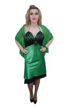 Rochie deosebita, dantela neagra, D&J Exclusive,, Verde