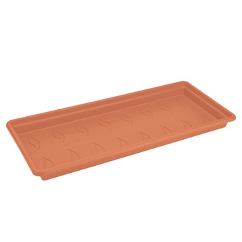 Farfurie pentru jardiniera de balcon Green Basics Garden xxl de 100 cm teracota Farfurie pentru jardiniera de balcon Green Basics Garden xxl de 100 cm teracota