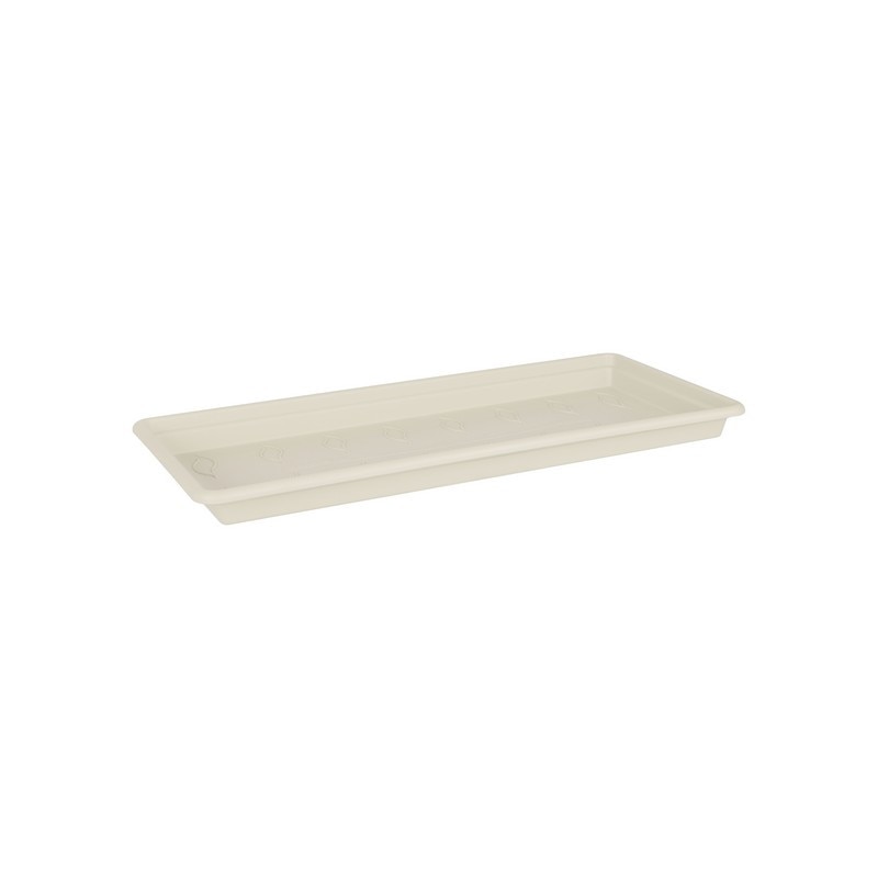 Farfurie pentru jardiniera de balcon Green Basics Garden xxl de 60 cm alb