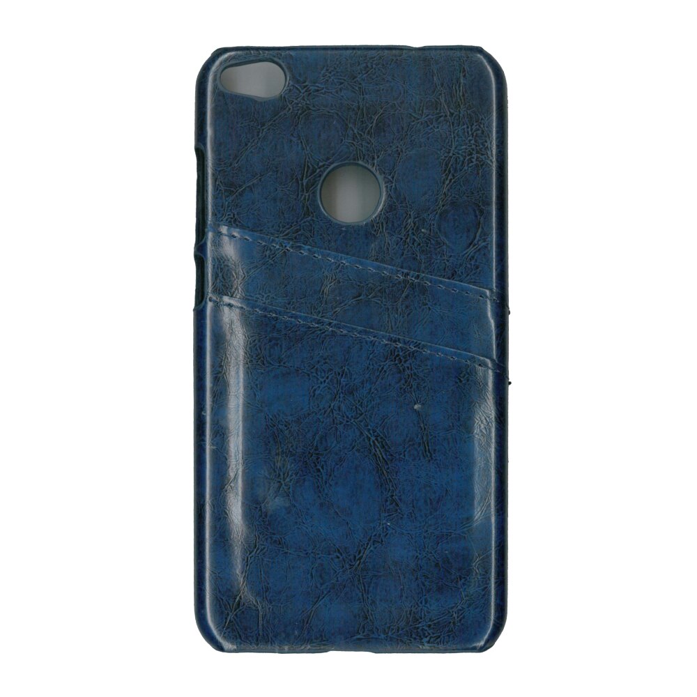 Carcasa de protectie cu buzunare card, EuroCell, pentru Huawei Ascend P8 Lite, albastru