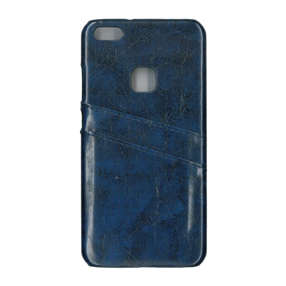 Carcasa de protectie cu buzunare card, EuroCell, pentru Huawei Ascend P10 Lite, albastru