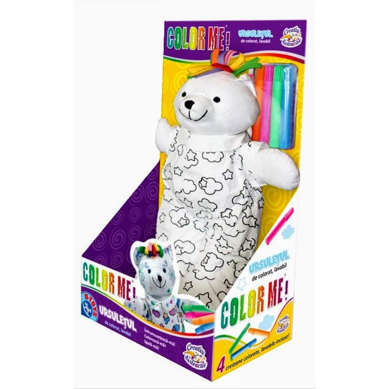 Set de colorat- Ursulet de colorat- lavabil