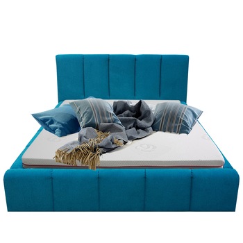 Pat Tapitat Genarom Edvige 180 BEG04 cu Somiera si Mecanism cu Piston, Rico11, 226 x 203 x 95 cm Pat Tapitat Genarom Edvige 180 BEG04 cu Somiera si Mecanism cu Piston, Rico11, 226 x 203 x 95 cm