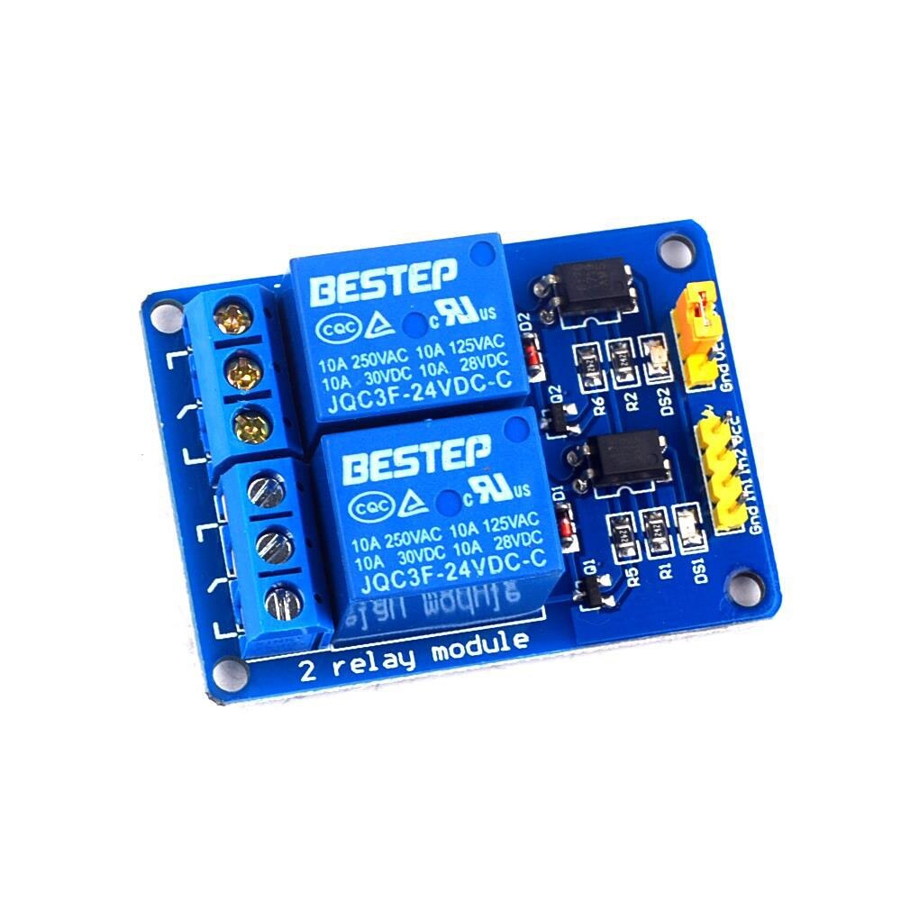 Modul releu 2 canale 24V