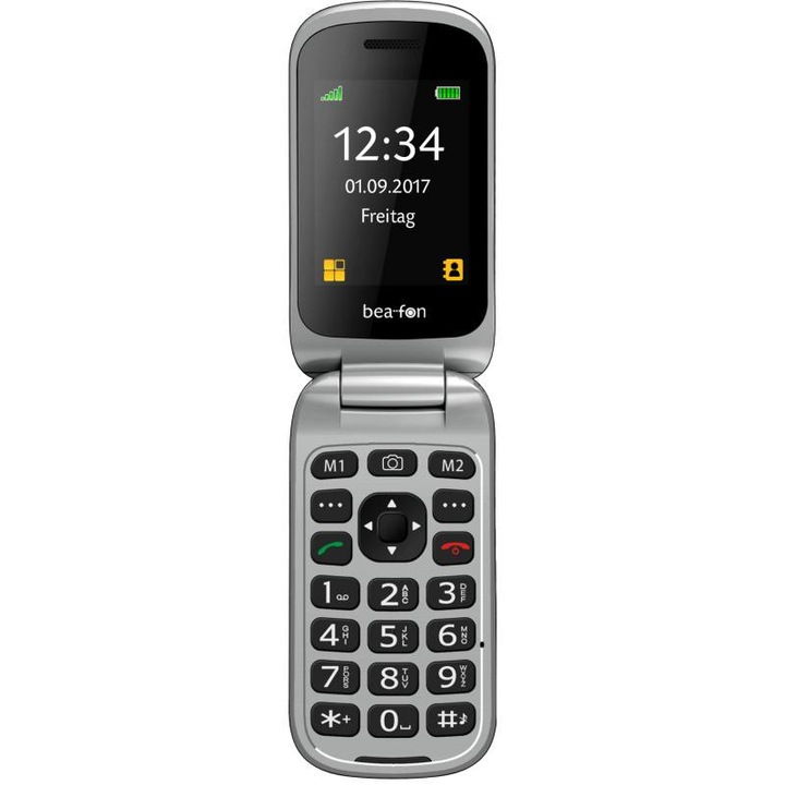 Beafon SL690 összecsukható ergonómikus mobiltelefon, külső-belső kijelzővel és kamerával