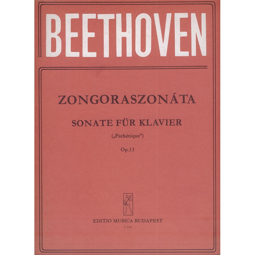 Beethoven, Ludwig van: Sonatas for piano in separate editions C minor, 'Pathétique' op. 13