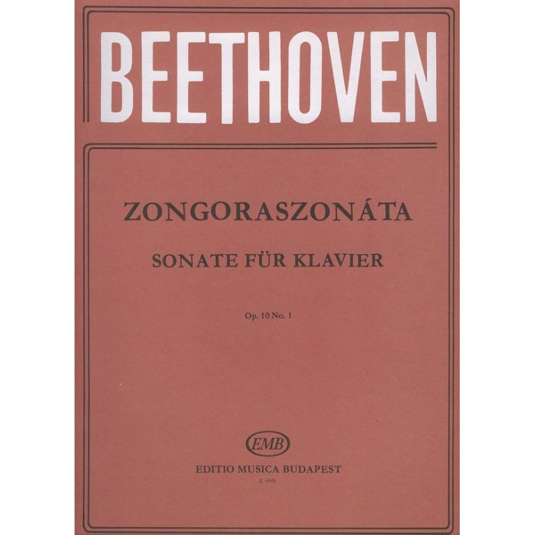 Beethoven, Ludwig van: Sonatas for piano in separate editions C minor op. 10, no. 1