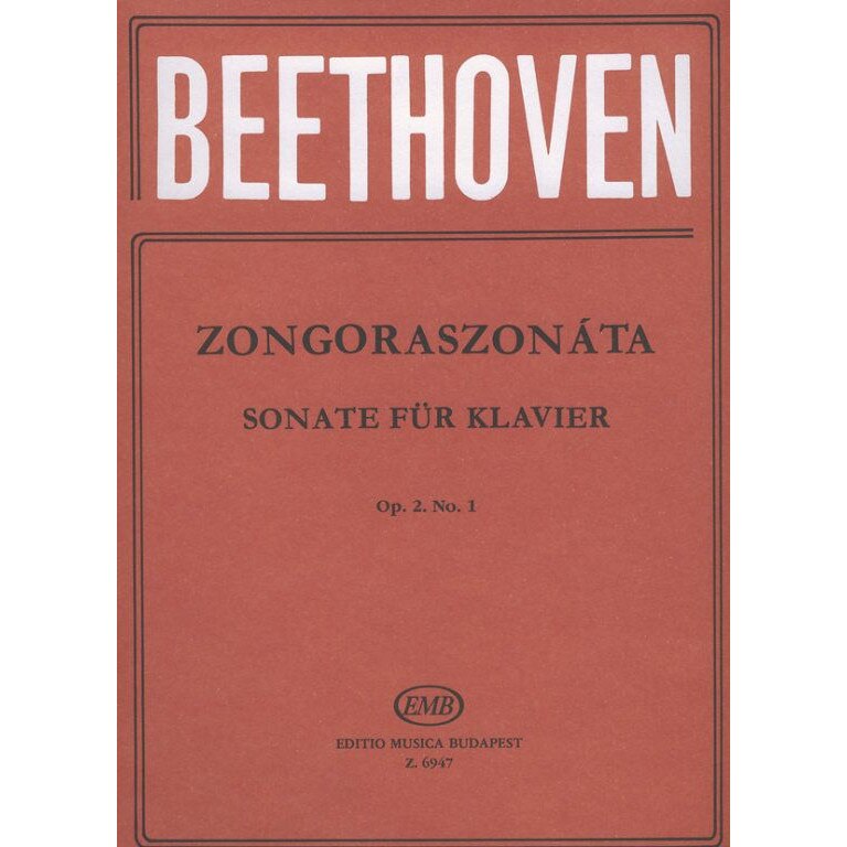 Beethoven, Ludwig van: Sonatas for piano in separate editions F minor op. 2, no. 1
