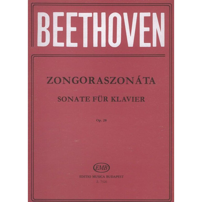 Beethoven, Ludwig van: Sonatas for piano in separate editions (Weiner) D major, 'Pastorale' op. 28