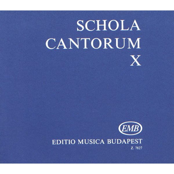 Fodor Ákos: SCHOLA CANTORUM 10 Two- and three-part motets vocal score