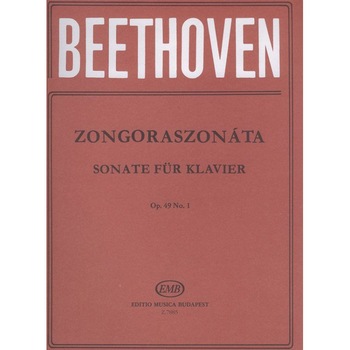 Beethoven, Ludwig van: Sonatas for piano in separate editions (Weiner) G minor op. 49, no. 1 Beethoven, Ludwig van: Sonatas for piano in separate editions (Weiner) G minor op. 49, no. 1