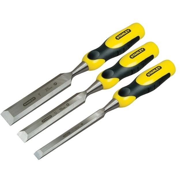 Set 3 dalti pentru lemn Stanley DynaGrip 10/15/20mm