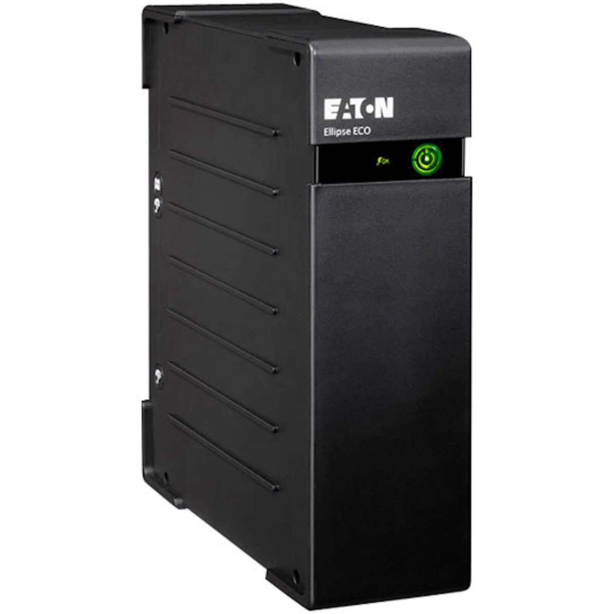 UPS Eaton Ellipse ECO 650 DIN, topologie Offline, 650 VA, 400 W, intrare IEC-C14, 4 iesiri Schuko, protectie linii de date RJ11 si RJ45