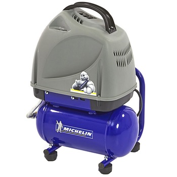 Compresor de aer portabil silentios, fara ulei MICHELIN MB6U, 160l/min, 8 bar, butelie 6l Compresor de aer portabil silentios, fara ulei MICHELIN MB6U, 160l/min, 8 bar, butelie 6l