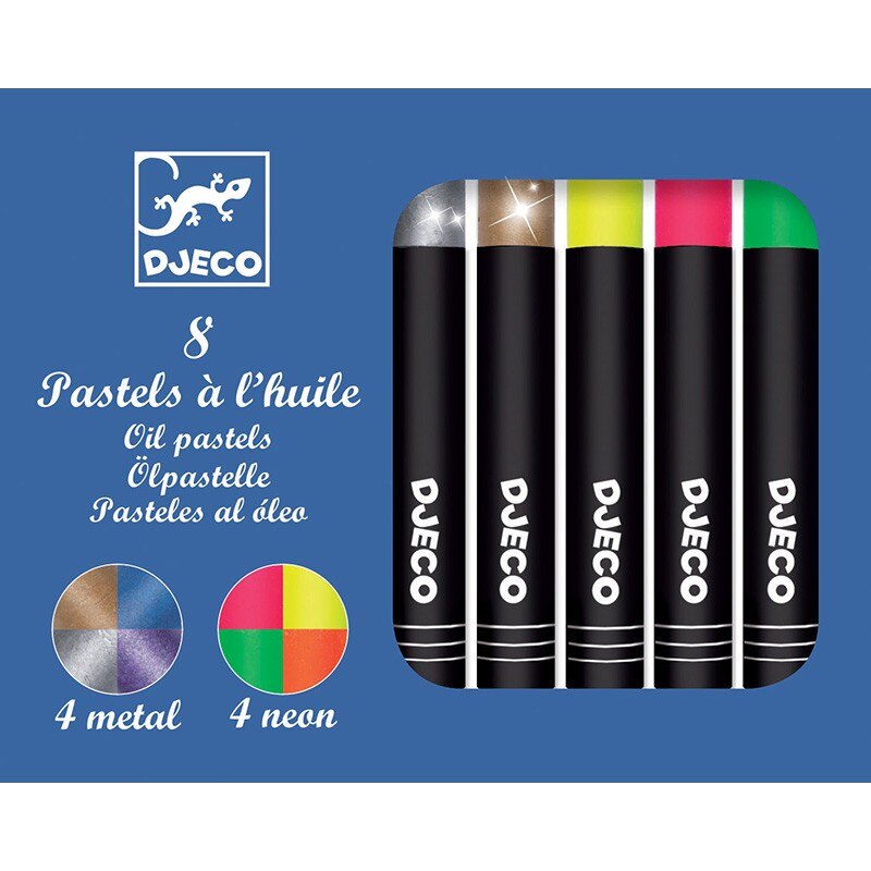 Set culori pastel de ulei, Djeco