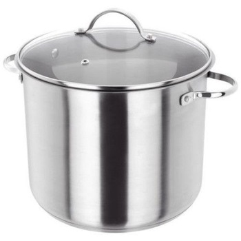 Oala din inox cu capac din sticla ,Ertone, Diametru 24cm Oala din inox cu capac din sticla ,Ertone, Diametru 24cm