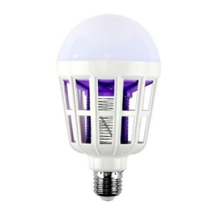 Bec 15W cu lampa UV Impotriva insectelor,daunatorilor AMRY , 24LED cu socuri electrice LED