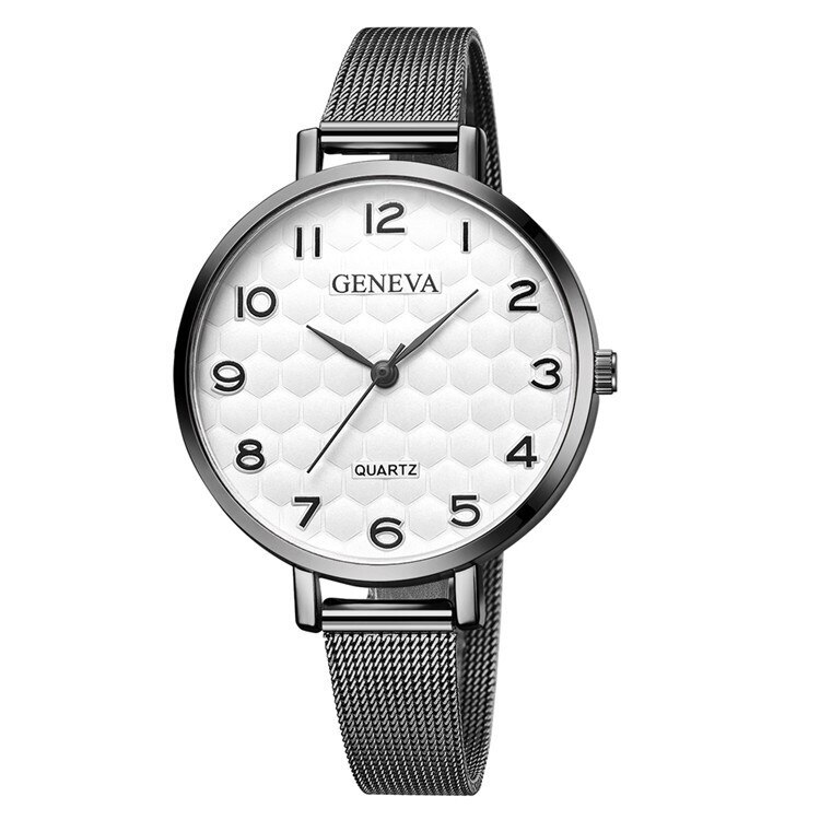 Ceas de dama elegant Geneva, bratara metalica, CS673