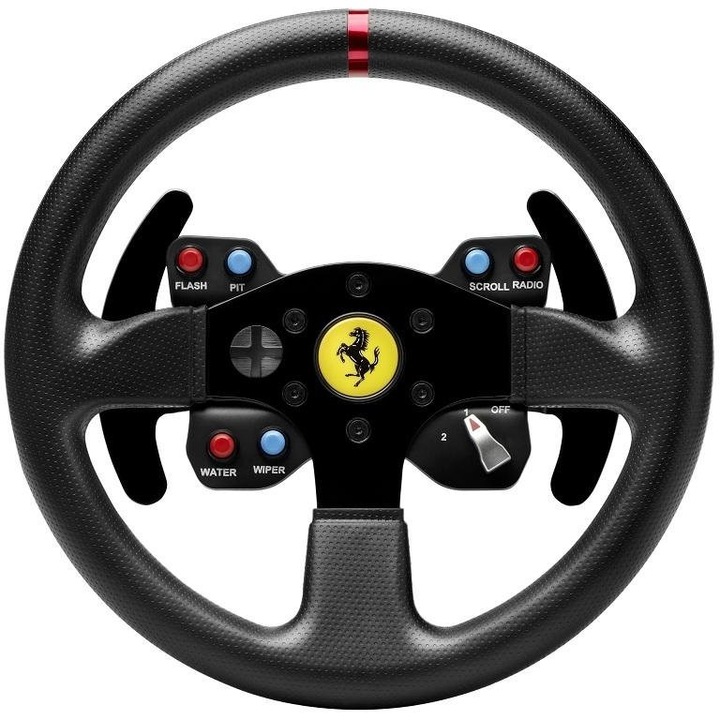 THRUSTMASTER Ferrari GTE Wheel Add-On Ferrari 458 Challenge Edition Levehető kormánykerék, PC, PS3, PS4, Xbox one kompatibilis, Fekete