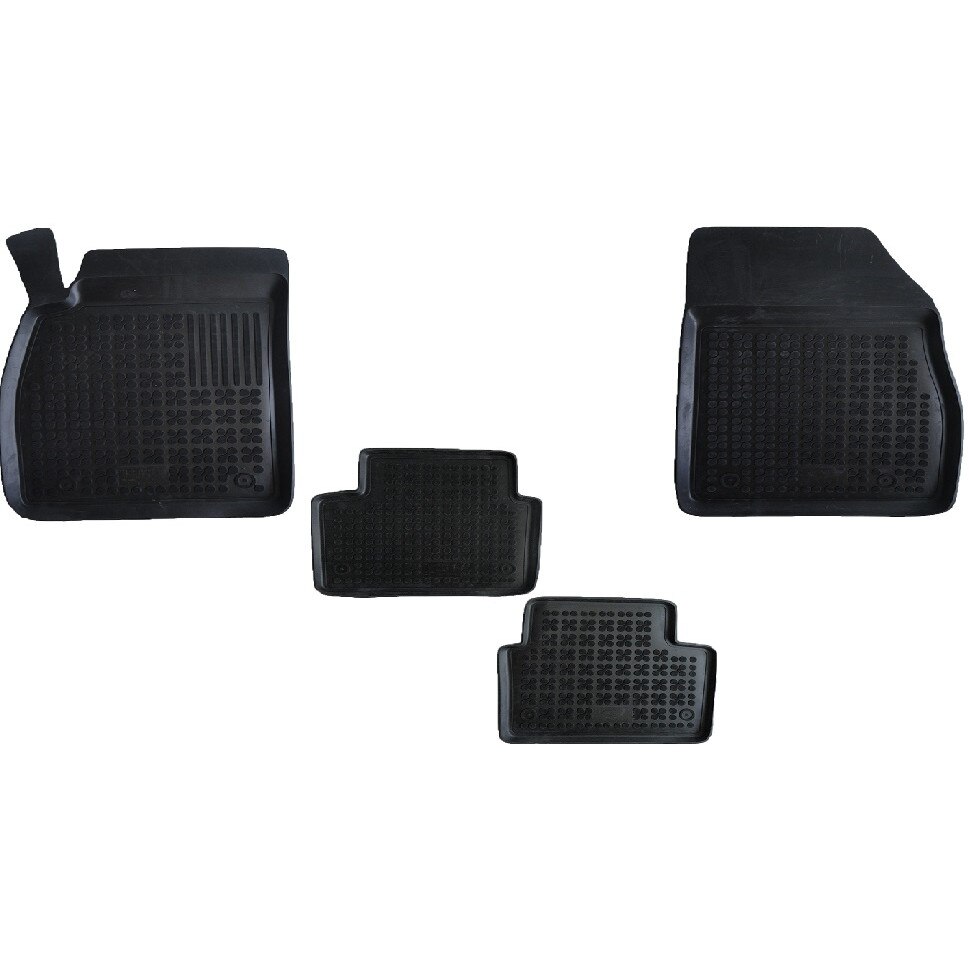 Set 4 covorase interior cauciuc stil tavita MAGSTAR LUX dedicate, compatibile cu Chevrolet Malibu 2012-, Negru