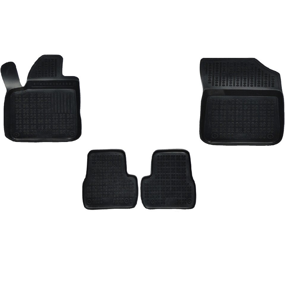 Set 4 covorase interior cauciuc stil tavita MAGSTAR LUX dedicate, compatibile cu Citroen DS 3 2010- Negru