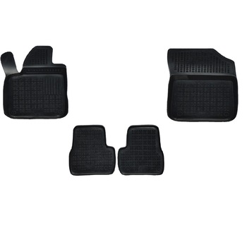 Set 4 covorase interior cauciuc stil tavita MAGSTAR LUX dedicate, compatibile cu Citroen DS 3 2010- Negru Set 4 covorase interior cauciuc stil tavita MAGSTAR LUX dedicate, compatibile cu Citroen DS 3 2010- Negru