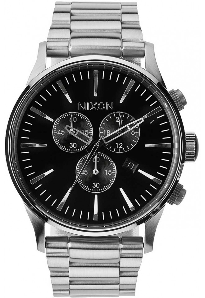 NIXON A386-000 Sentry Chrono Black 42mm 10ATM