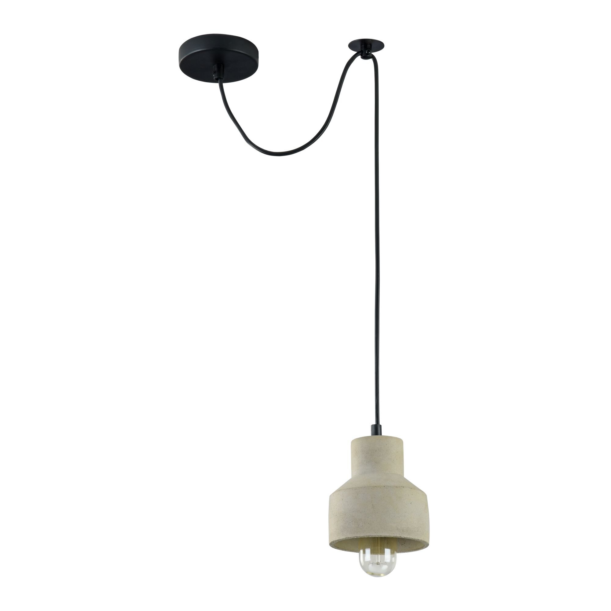 Pendul LOFT Broni Gri ,1 X 40W E27