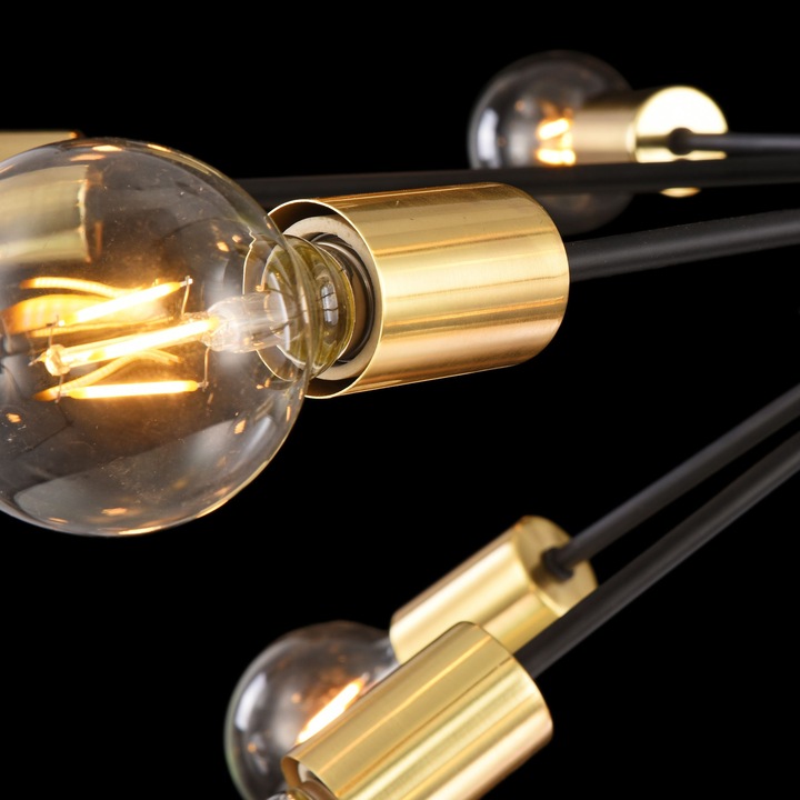 Полилей LOFT Jackson Black, 18 X 7W E27