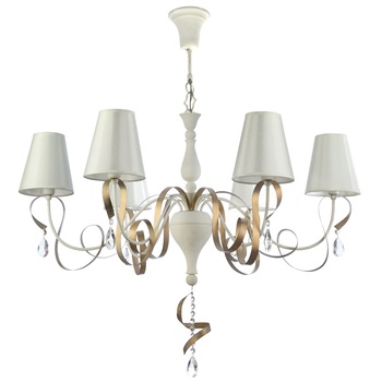 Lustra Maytoni Classic Intreccio Alb ,6 X 40W E14 Lustra Maytoni Classic Intreccio Alb ,6 X 40W E14