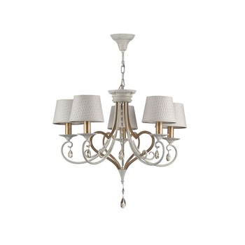 Lustra Maytoni Classic Enna Alb auriu ,5 X 40W E14 Lustra Maytoni Classic Enna Alb auriu ,5 X 40W E14
