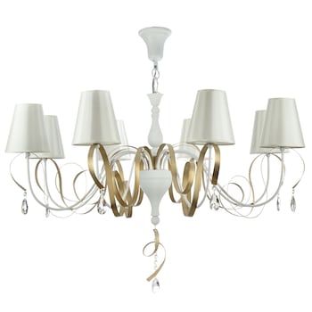 Lustra Maytoni Classic Intreccio Alb ,8 X 40W E14 Lustra Maytoni Classic Intreccio Alb ,8 X 40W E14