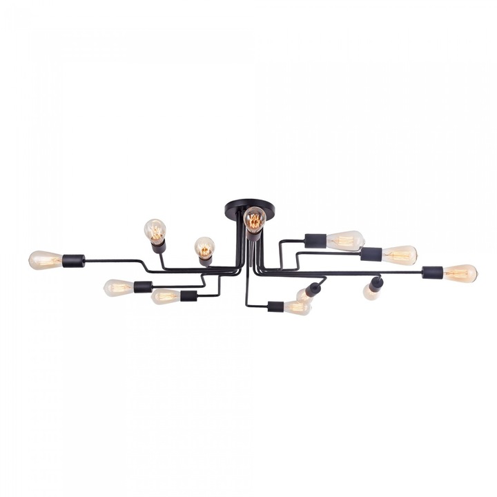 Lustra LOFT Gilbert Negru ,12 X 60W E27