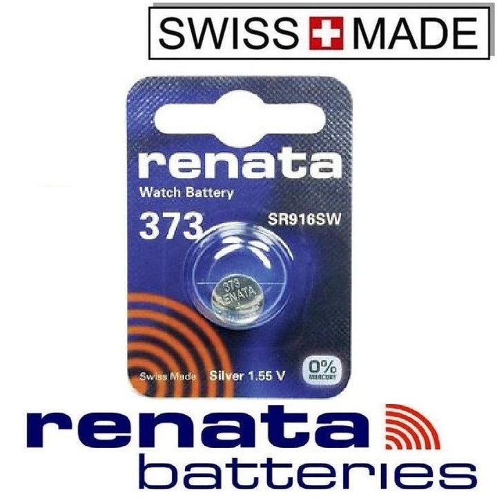 Батерия от сребърен оксид Renata 373 SR916SW, 1.55V 29mAh