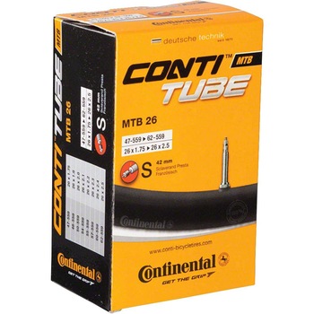 Camera de bicicleta Continental MTB 26 S42 Presta Camera de bicicleta Continental MTB 26 S42 Presta