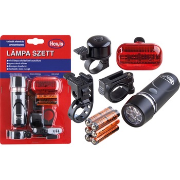 Set lumini pentru bicicleta Hervis Lampenset Set lumini pentru bicicleta Hervis Lampenset