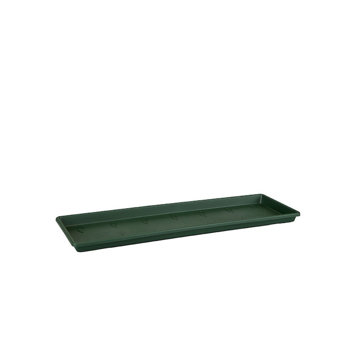 Elho Green Basics virágláda tányér, 80 cm, sötétzöld