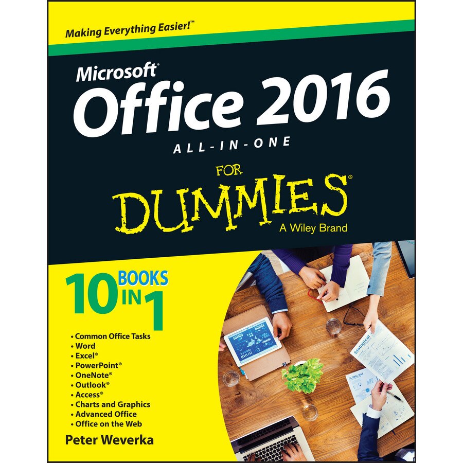 Office 2016 All/-/In/-/One For Dummies de Peter Weverka