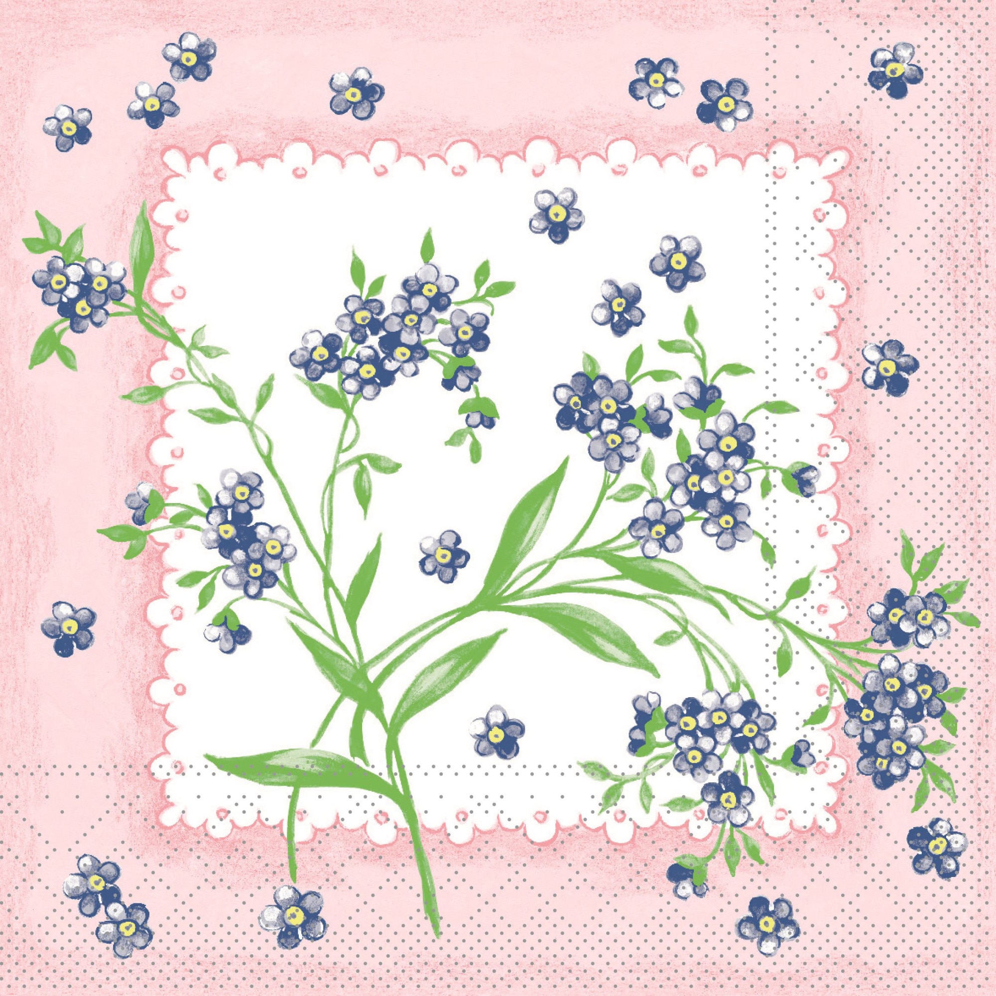 Set Servetele Evelyn, Rose, 40x40 cm, 50 bucati