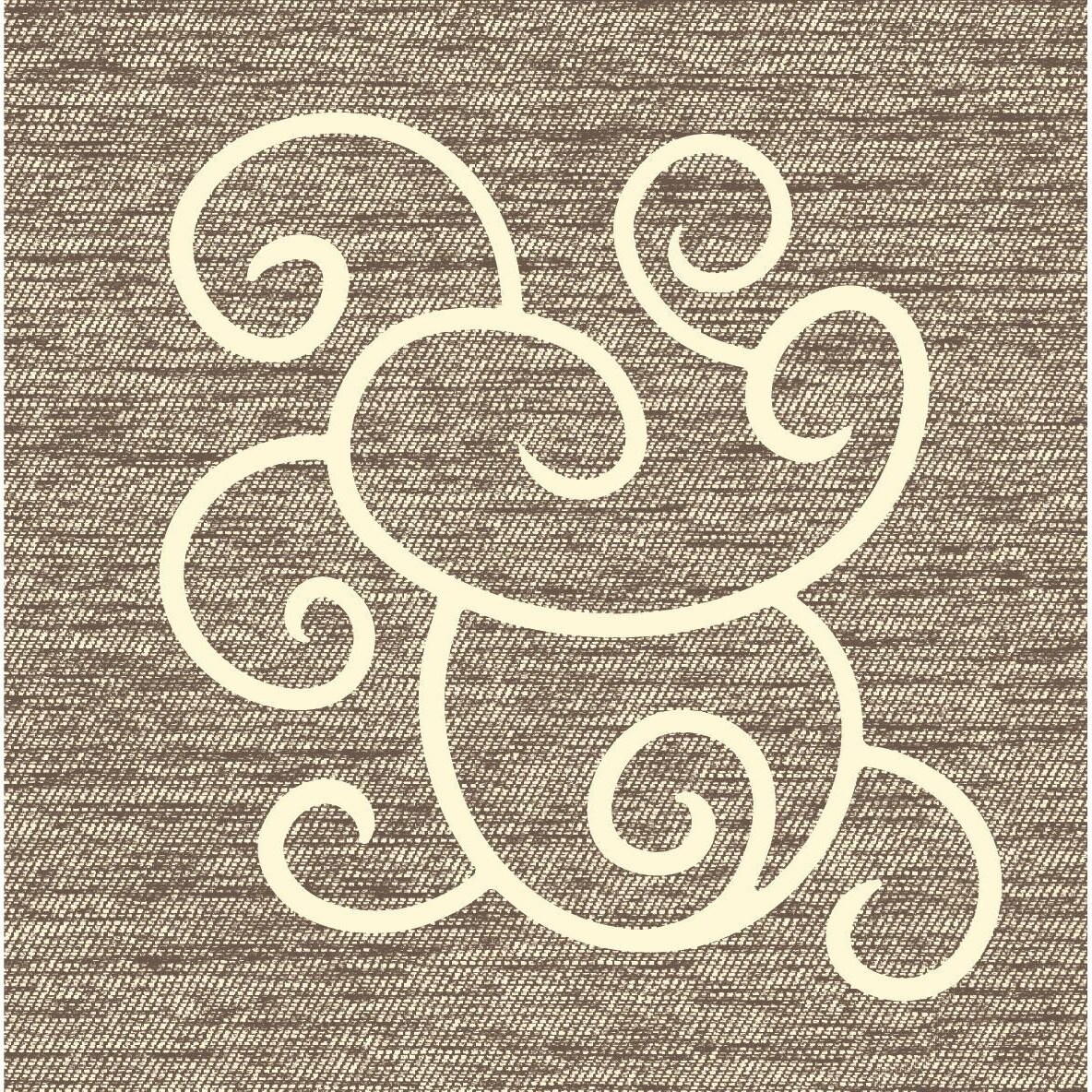 Set Servetele Flow,Textured Champagne / Brown, 40x40 cm, 50 bucati