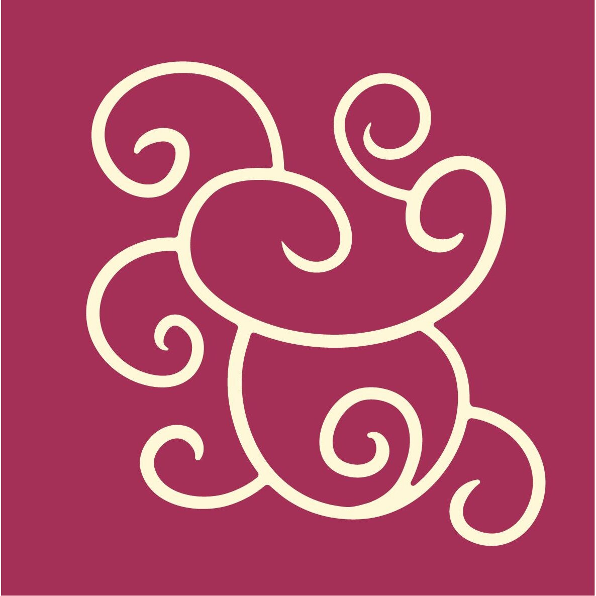 Set Servetele Flow, Champagne / Bordeaux, 40x40 cm, 50 bucati