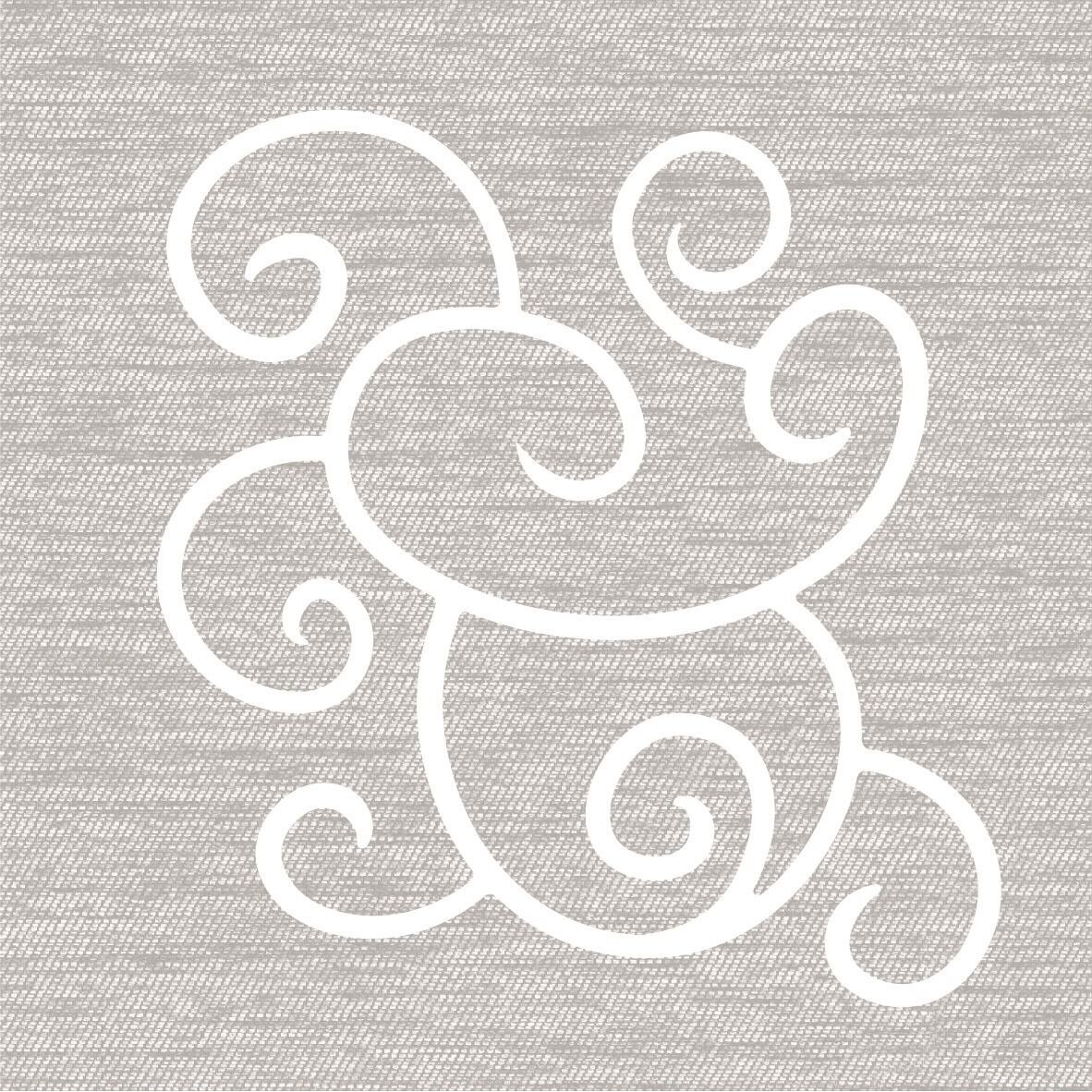 Set Servetele Flow,Textured White / Green, 40x40 cm, 50 bucati