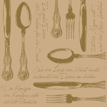 Set Servetele Hiedelberg, Brown, 40x40 cm, 50 bucati Set Servetele Hiedelberg, Brown, 40x40 cm, 50 bucati