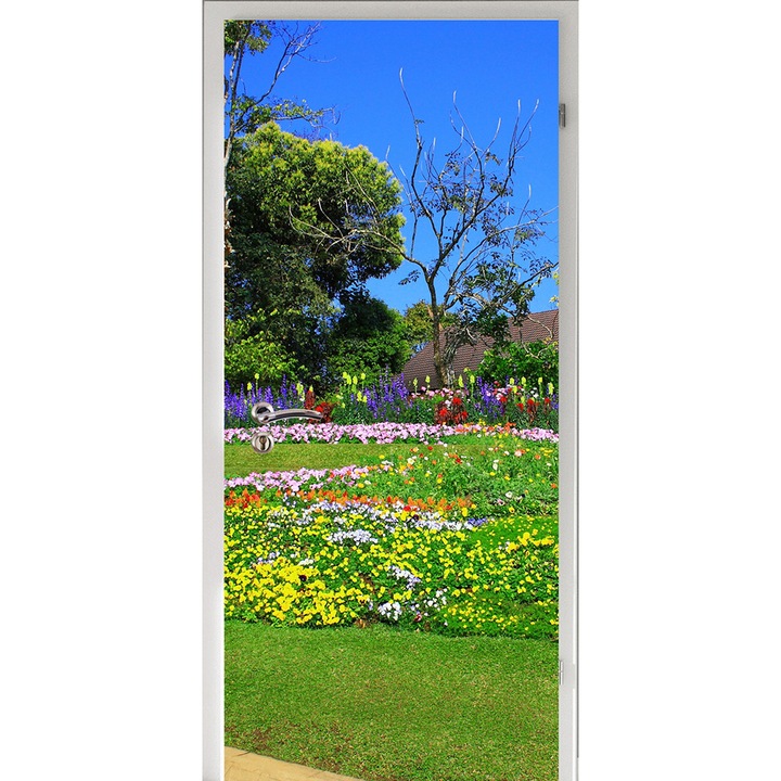 Öntapadós mosható ajtótapéta - Új ház 4_2 - 90x205cm