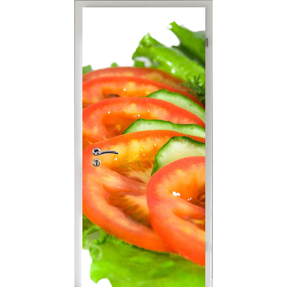 Фототапет Best Decor Червен 6_2, Врата 90x205cm eMAG.bg